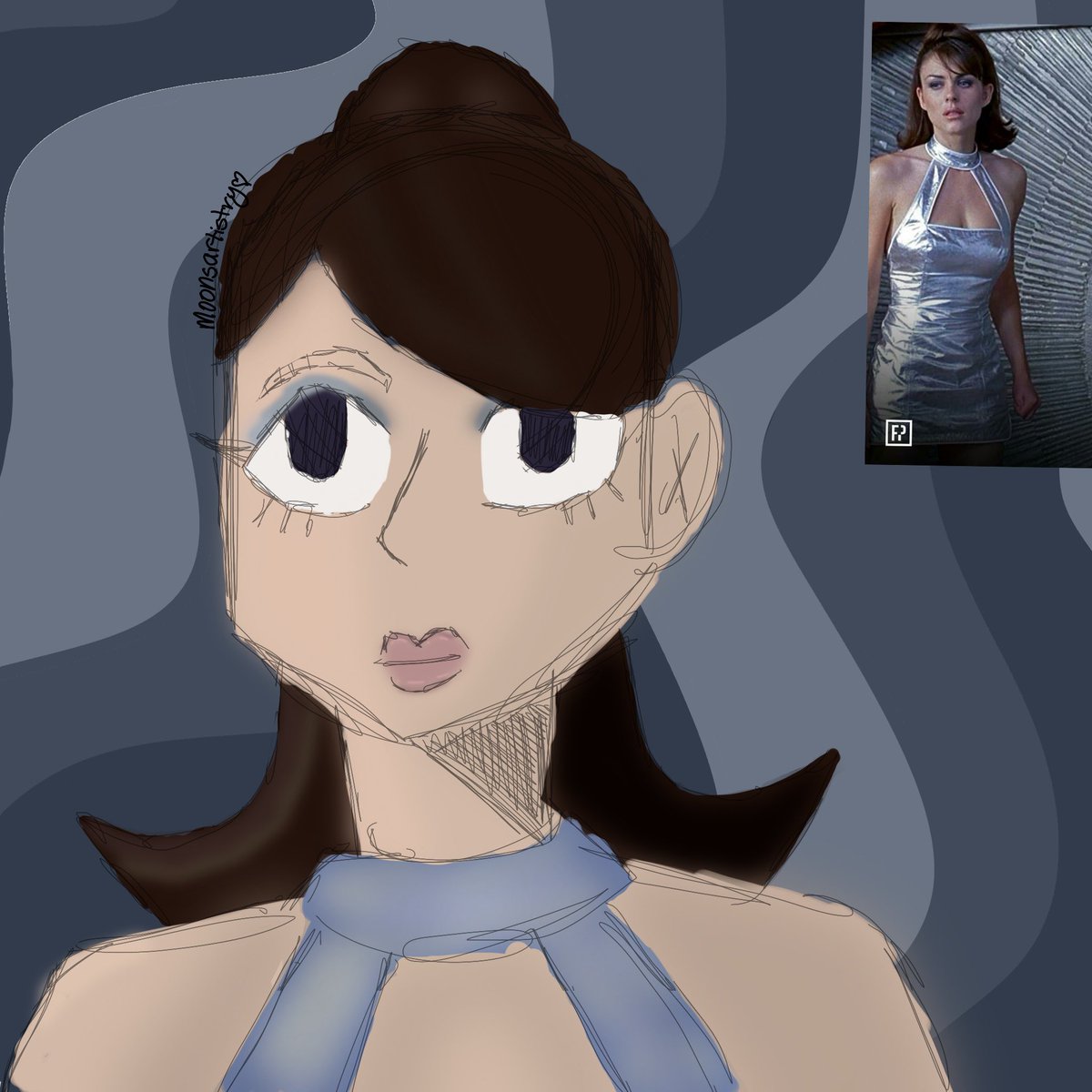 moonsartistry's tweet image. Vanessa Kensington! #AustinPowers #Art #FanArt