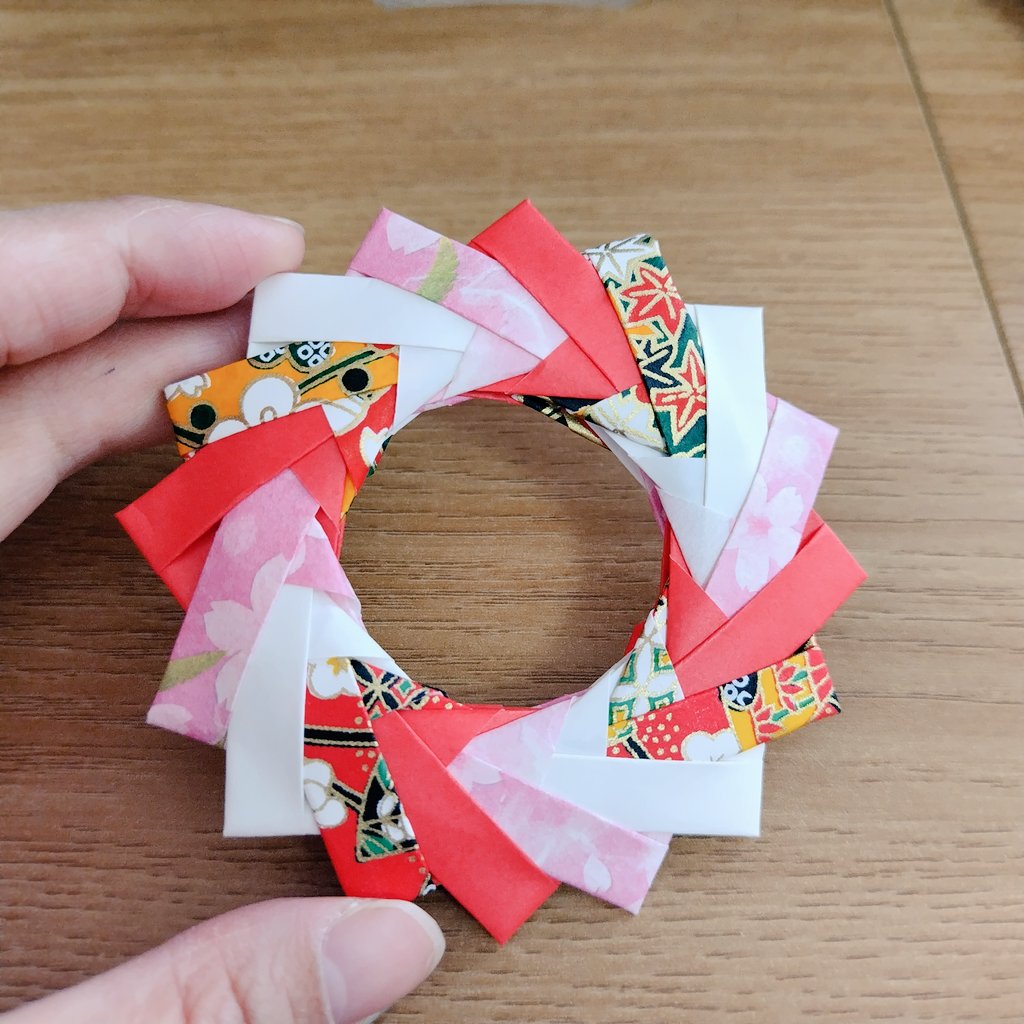 正月飾りを作りたくて、もう1つ作ってみた！面白い🥰