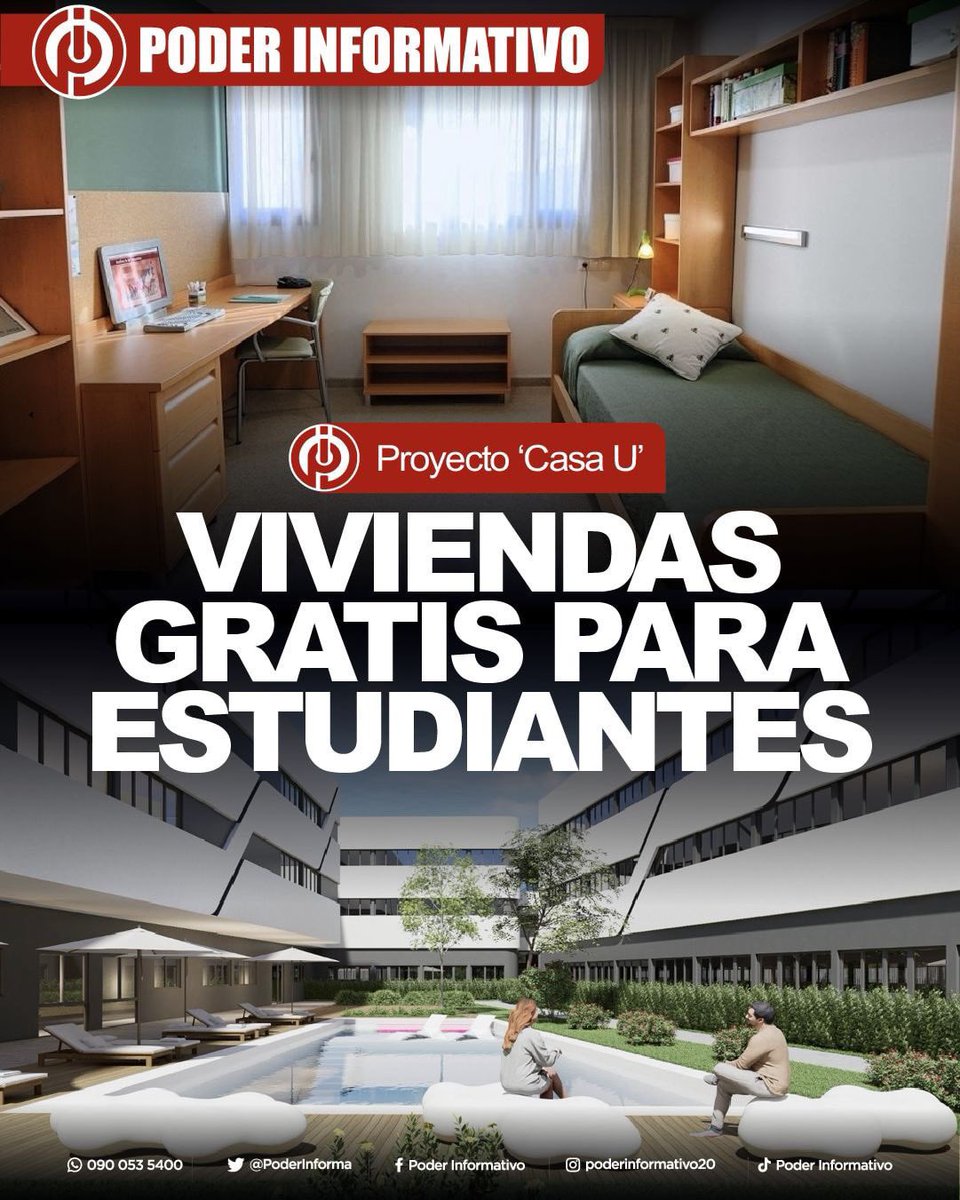 PoderInforma's tweet image. #EDUCACIÓN || Tres universidades publicas tendrán residencias gratuitas para sus estudiantes. Los jóvenes “foráneos” ya no tendrán dificultades para conseguir vivienda. más información en el link 👉🏻 m.facebook.com/story.php?stor…