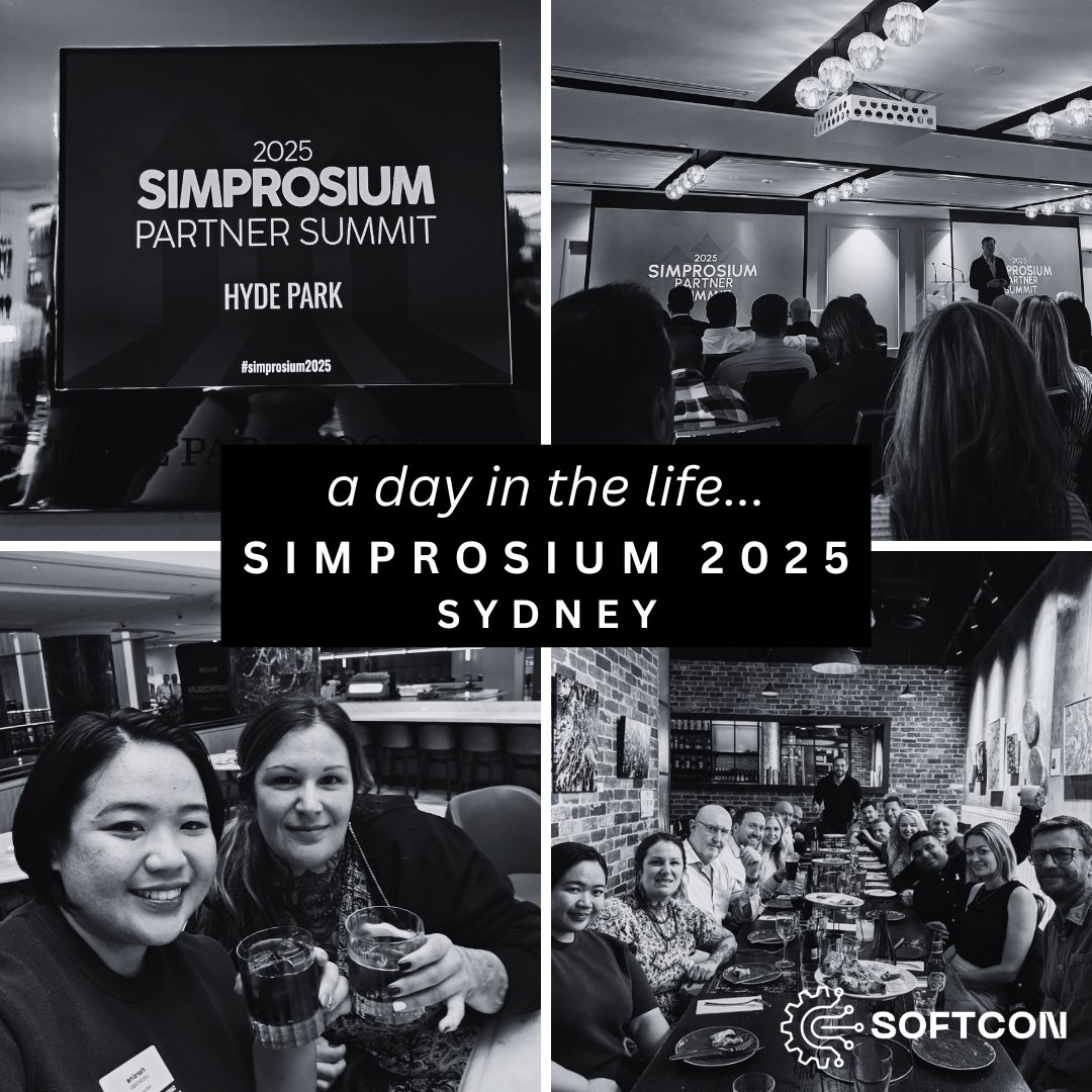 Softconltd's tweet image. Simprosium 2025 Sydney ✔️

Last week, Floraine, Crystal, and Billiejean were across the ditch soaking up two full days of tech, tools, strategy and (of course) way too much coffee.

Softcon stays ahead so your systems stay sharp.

#Simprosium2025 #Softcon #Simpro #DayInTheLife