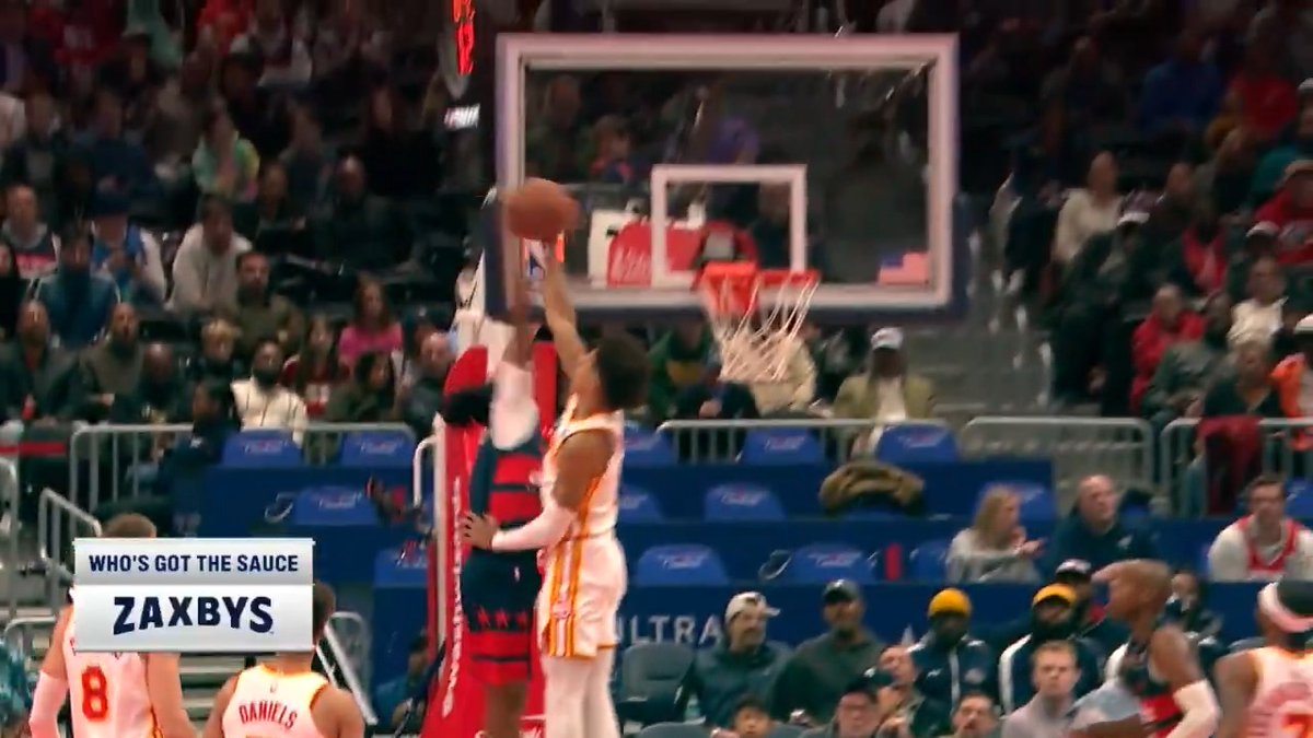 Jalen with an outstanding blocked shot ☝️ 