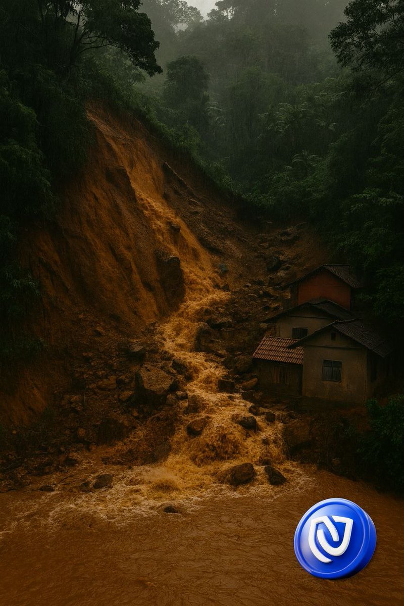 ProjectRescuee's tweet image. ⛰️ LANDSLIDE ALERT — SEVERE SLOPE FAILURE REPORTED

Heavy rainfall has triggered a dangerous landslide, sweeping soil, rocks, and debris down the hillside and damaging multiple homes.
Road access is cut off, visibility is low, and the ground remains unstable as emergency teams…