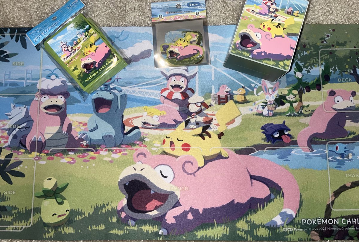 pokemon center kagawa exclusive slowpoke merchandise!!!!