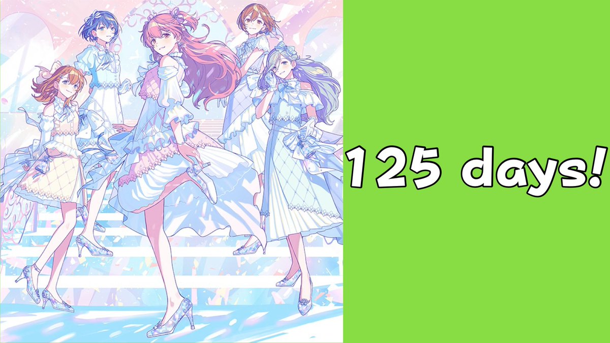 countdown_prsk's tweet image. 111 days until Nightcord at 25:00’s twelfth single!
125 days until MORE MORE JUMP’s twelfth single!
139 days until Vivid BAD SQUAD’s twelfth single!
153 days until Wonderlands×Showtime&apos;s twelfth single!