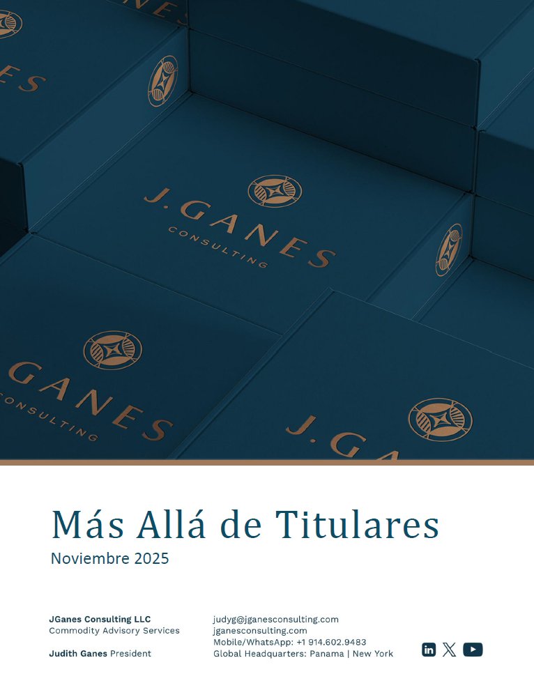 InvertirEnCafe's tweet image. ¡Les informamos a nuestros suscriptores ya está disponible el Informe de Tropicales [#Café, #Cacao, #Azúcar, #Algodón y #JugoDeNaranja] #Noviembre2025, como parte nuestro #AnálisisSemanal ☕🍫
Aquí puedes acceder a ellos suscribiéndote a nuestro servicio: bit.ly/SuscripCafe