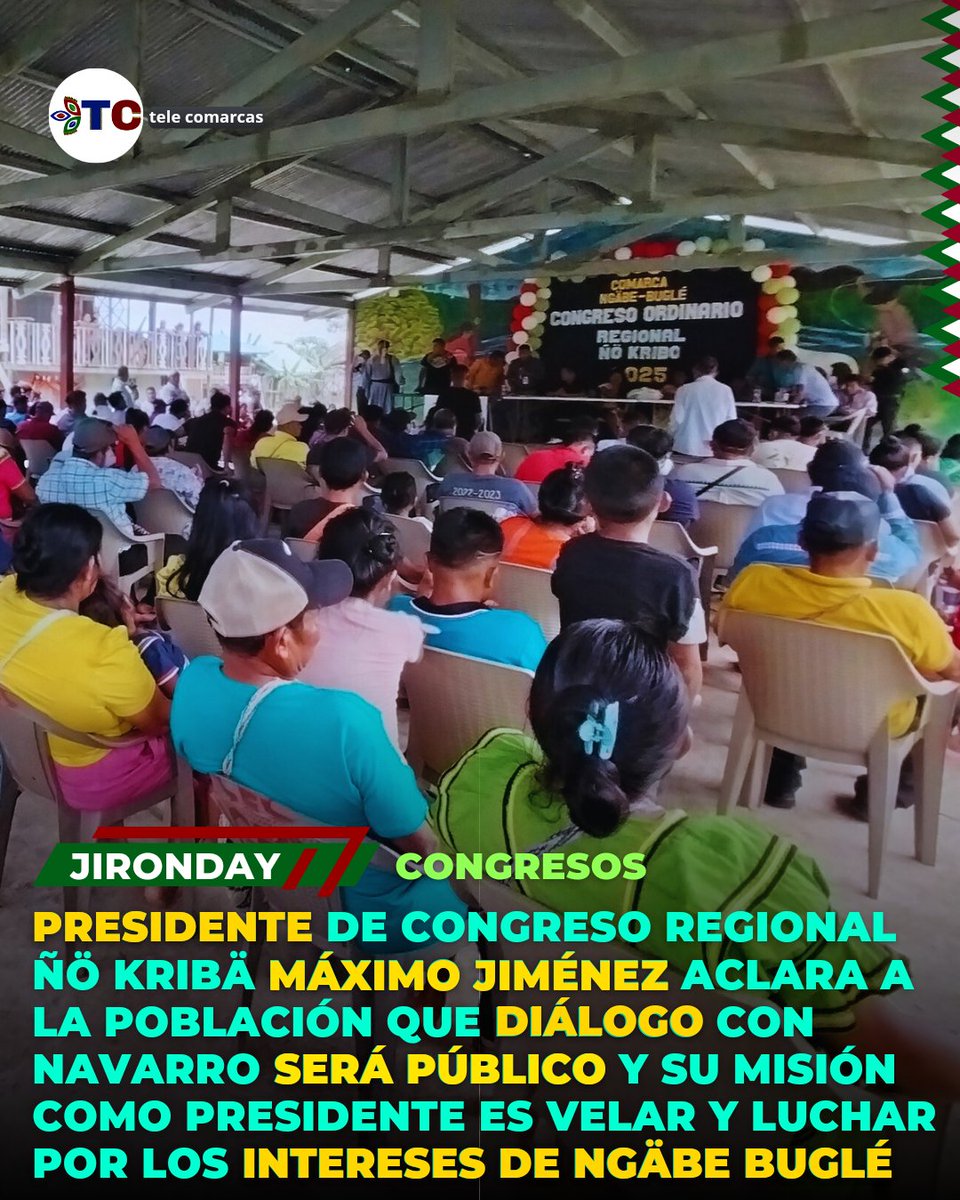 MÁXIMO JIMÉNEZ, PRESIDENTE DEL CONGRESO REGIONAL DE ÑÖ KRIBÄ ACLARA A LA POBLACIÓN QUE DIÁLOGO CON MINISTRO DE AMBIENTE JUAN CARLOS NAVARRO Y LA COMISIÓN DE ALTO NIVEL SERÁ EN PÚBLICO Y SERÁ EN EL DISTRITO DE KUSAPIN.