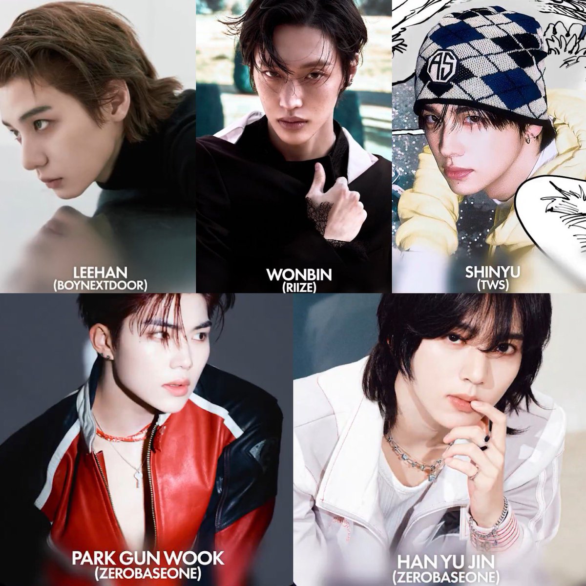 hoshioi_star's tweet image. MAMA KPOPデモンハンターズ出演メンバー決定！

Your idol (Saja Boys) 

◽︎ イハン （ボネクド）
◽︎ ウォンビン （RIIZE）
◽︎ シニュ（TWS）
◽︎ ゴヌク（ゼベワン）
◽︎ ユジン（ゼベワン）

Golden （Huntr/x）

◽︎ ファリタ・アヒョン・ローラ（ベビモン）

これは伝説になるよ