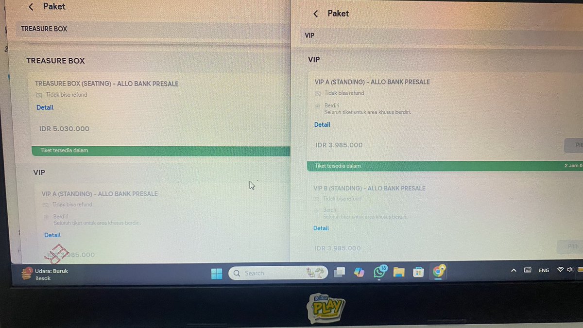 deijikr's tweet photo. hii yang mau di bantu allo bank presale treasure jakarta boleh dm atau fast respon by wea ya🫶🏻 https://t.co/Eum8wqboTn