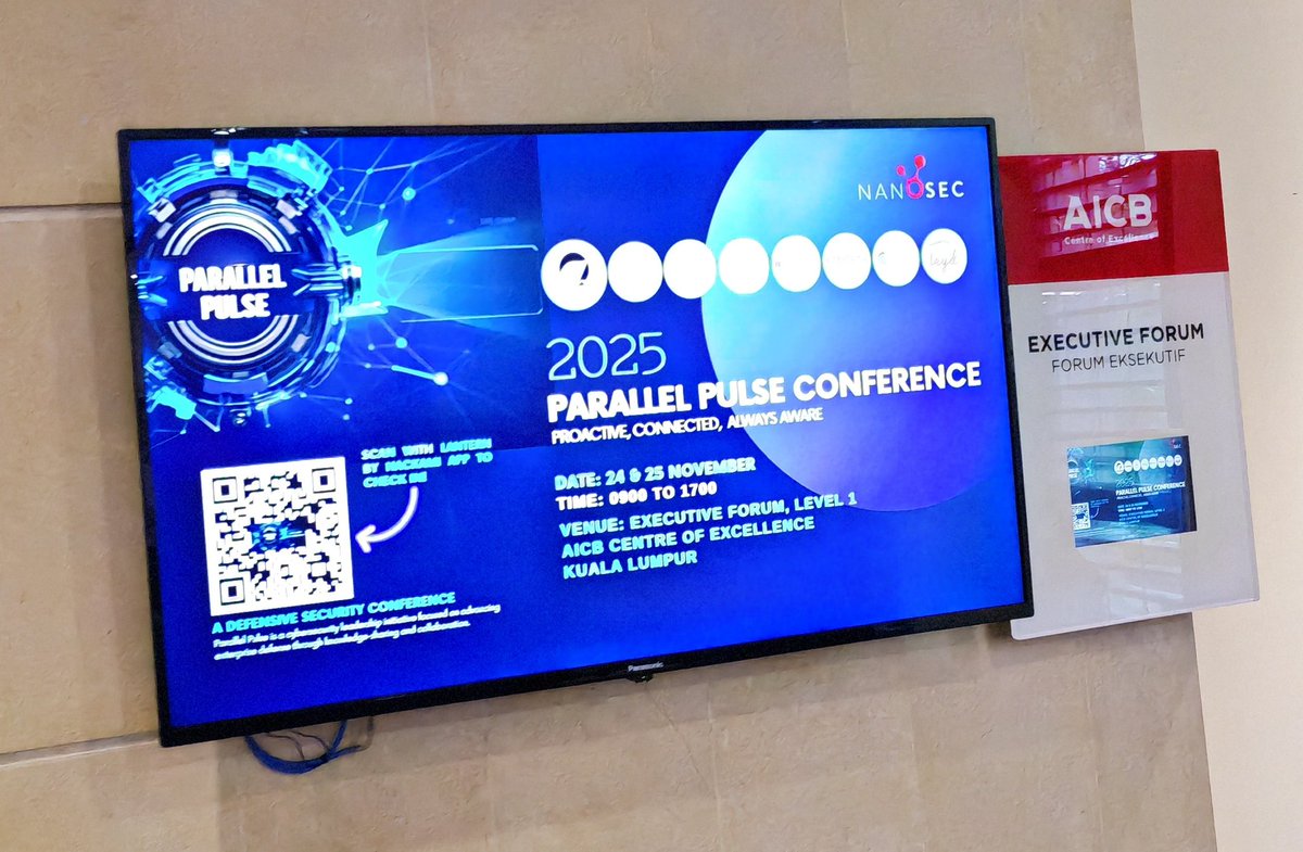 lilacj4de's tweet image. #ParallelPulse was amazing, I met so many great speakers &amp;amp; seniors, the slots are amazing, so many great topics &amp;amp; got to try out the mini CTFs by @stealthmole_int &amp;amp; Range Village AD! Excited to come again next year (maybe as a speaker, perhaps? 🫣)