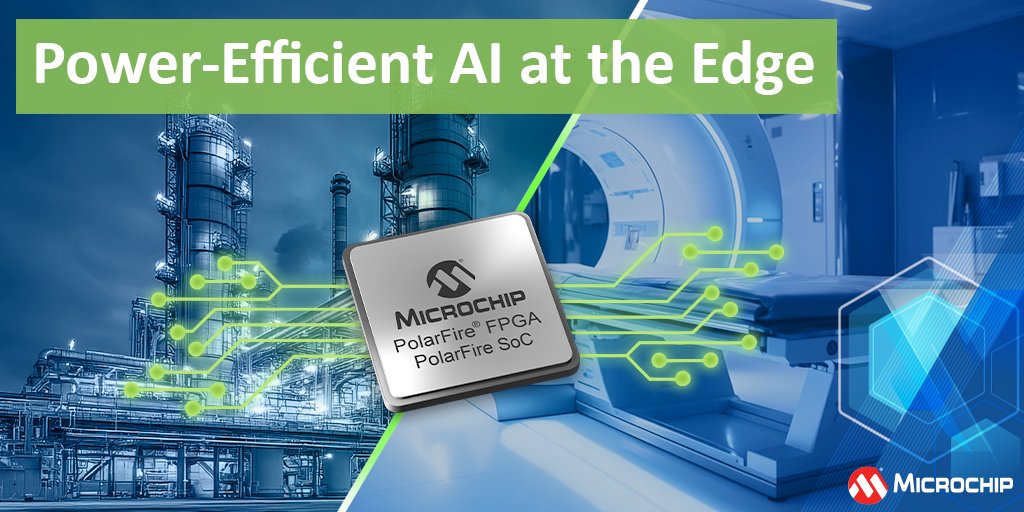MicrochipTech's tweet image. PolarFire® FPGAs and SoC FPGAs bring AI inferencing to the edge under 5W—no FPGA expertise needed. See how we streamline AI for medical, industrial and robotics applications. Learn more: mchp.us/478UdB6. #EdgeAI #FPGAs