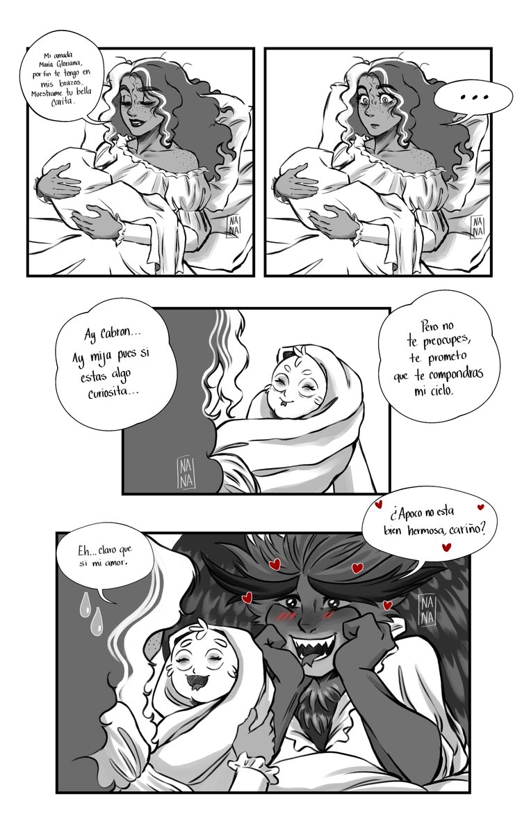 Mini comic, devolon pinpon (?)
Frankelda ama a su hija pero tampoco es ciega (?)
Denle unos cuantos meses a la chamaca y ya se compone👌
#SoyFrankelda #frankeldafanart #frankeldayherneval #cinemafantasma