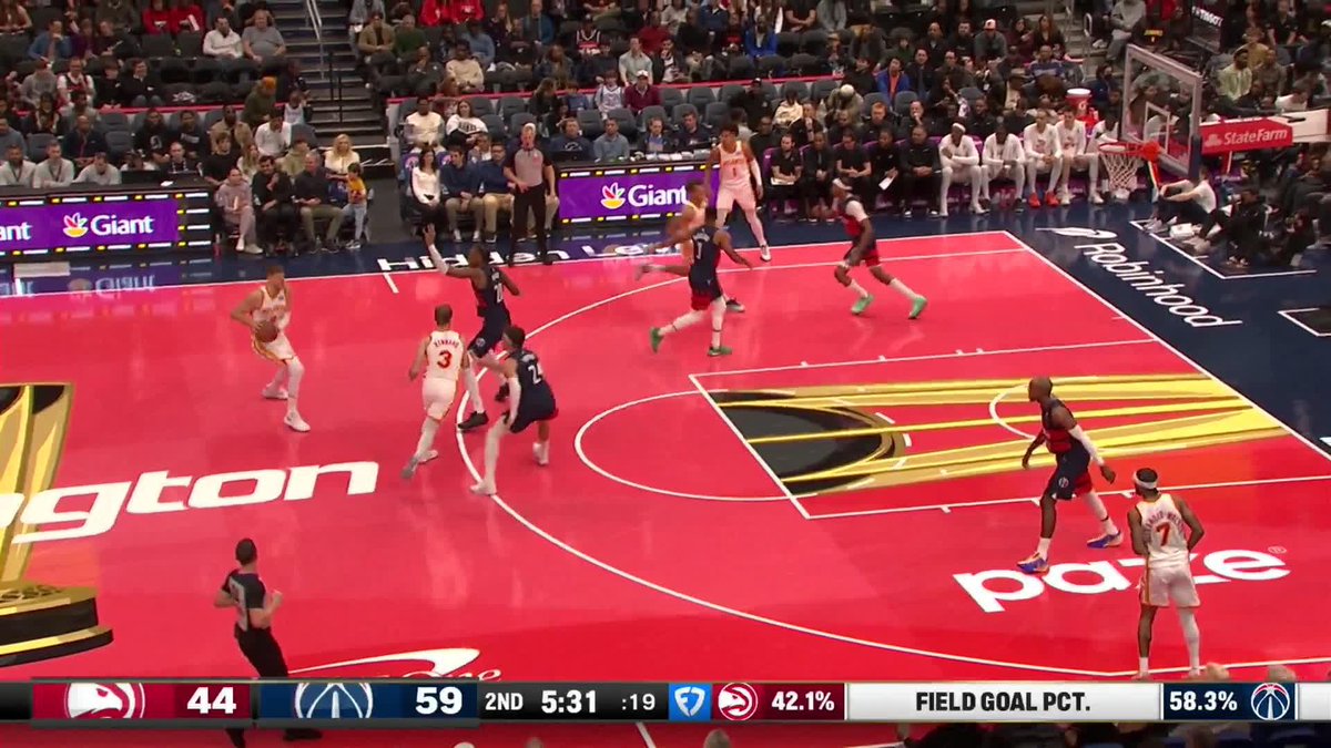 Ball is moving, and the deficit is down to 13 