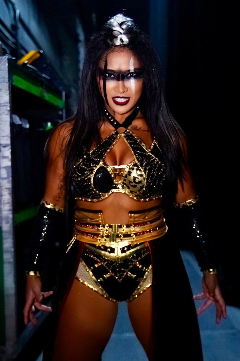TheLeiYingLee's tweet image. I don’t walk to the ring… I invade it.
The paint is on. The armor is ready.
And tonight, someone is about to meet the storm I’ve been holding inside.

I’m ready for war. ⚔️🔥
@ThisIsTNA @WWENXT 
#NXTGoldRush #WarriorMode #TNA