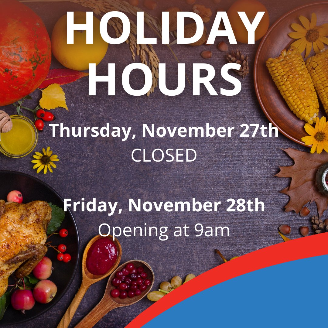 🦃 Holiday Hours Update

Thanksgiving is almost here! All TruService branches will be closed on Thursday, November 27th, so our team can enjoy the holiday with their families.

We’ll be back and ready to serve you on Friday, November 28th, opening at 9 AM.