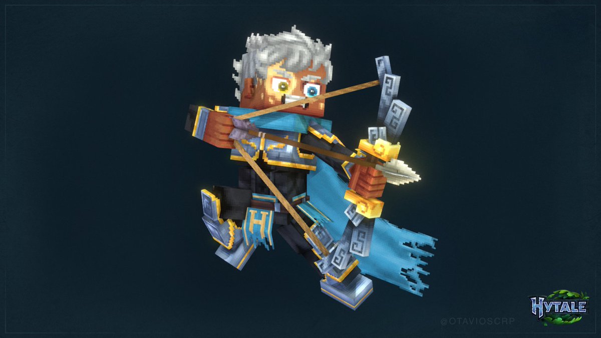 OtavioScrp's tweet image. Another #Hytale model for you all! Follow the page to see more coming this week!

🏹😎

#Blockbench #RPG #HytaleFanart