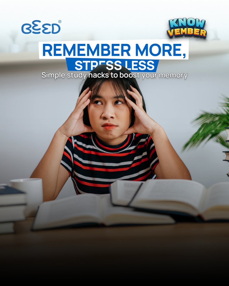 BeBeedtheworld's tweet image. Struggling to make lessons stick? 🧠📚
Try these five simple memory hacks, from mnemonics to mind maps, that turn learning into lasting knowledge.
✨ Which one will you try first?

🔗Find out more at beed.world
#EdTech #LMS #EdTechSolutions #LearningUnlocked