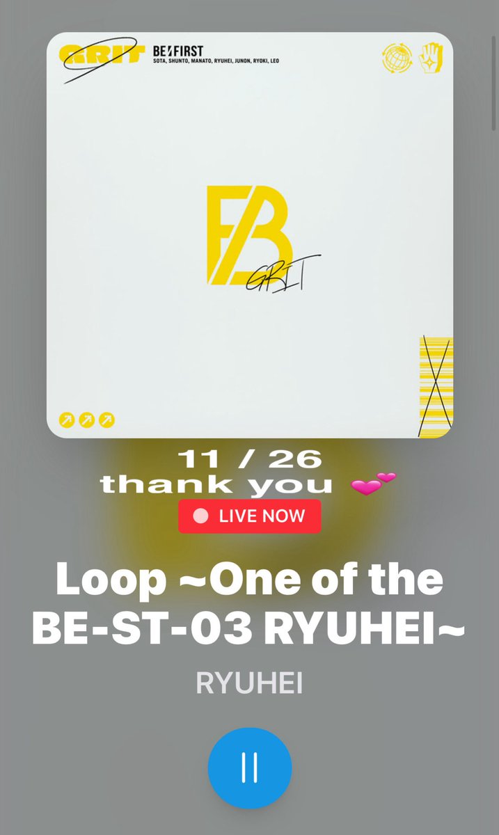 yokko514BESTY's tweet image. Hits Radio Canada 📻🇨🇦
@HitsRadioCanada!
#GlobalPopFrenzy
9:57🇯🇵
Thank you for playing 🎶
ଘ(੭*ˊᵕˋ)੭* ੈ♡‧₊˚🐉🐉🐉
#BEFIRST (RYUHEI) / #Loop
Shazam🌟
 RYUHEIのLoop ~One of the BE:ST-03 RYUHEI~ shazam.com/track/82182170…