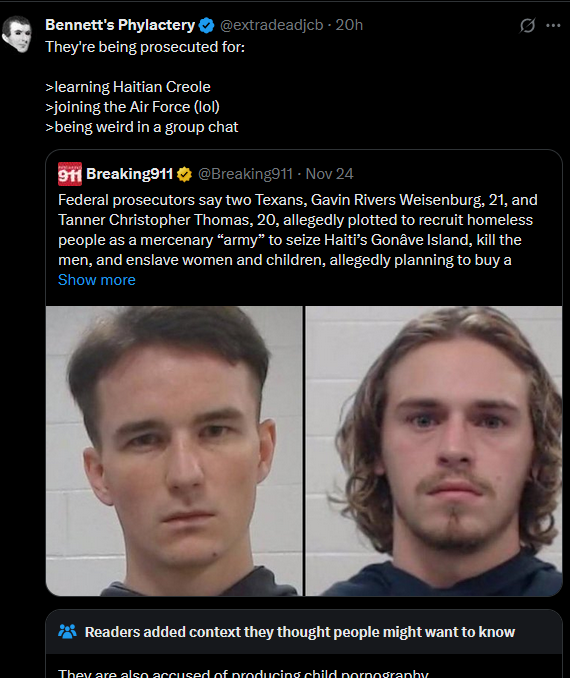 ....I feel like these people are intentionally missing a key part of this story.....