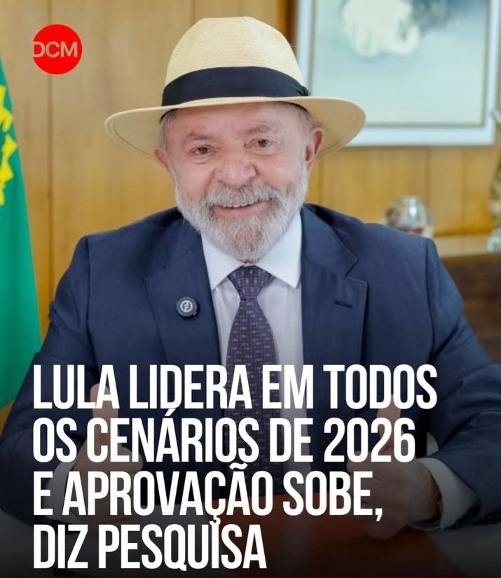 CarlosS48442375's tweet image. SEGUE O LÍDER 
Pesquisa CNT/MDA aponta, LULA dispara e vence todos os adversários.
LULA.               42%
Tarcísio.           21,7%
Rumo a vitória no primeiro turno