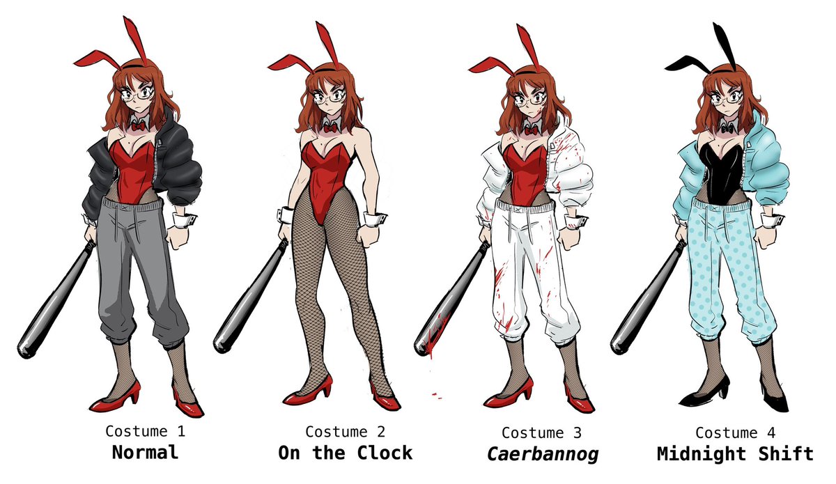 spicymancer's tweet photo. DLC bonus outfits https://t.co/x72UVPaCXJ