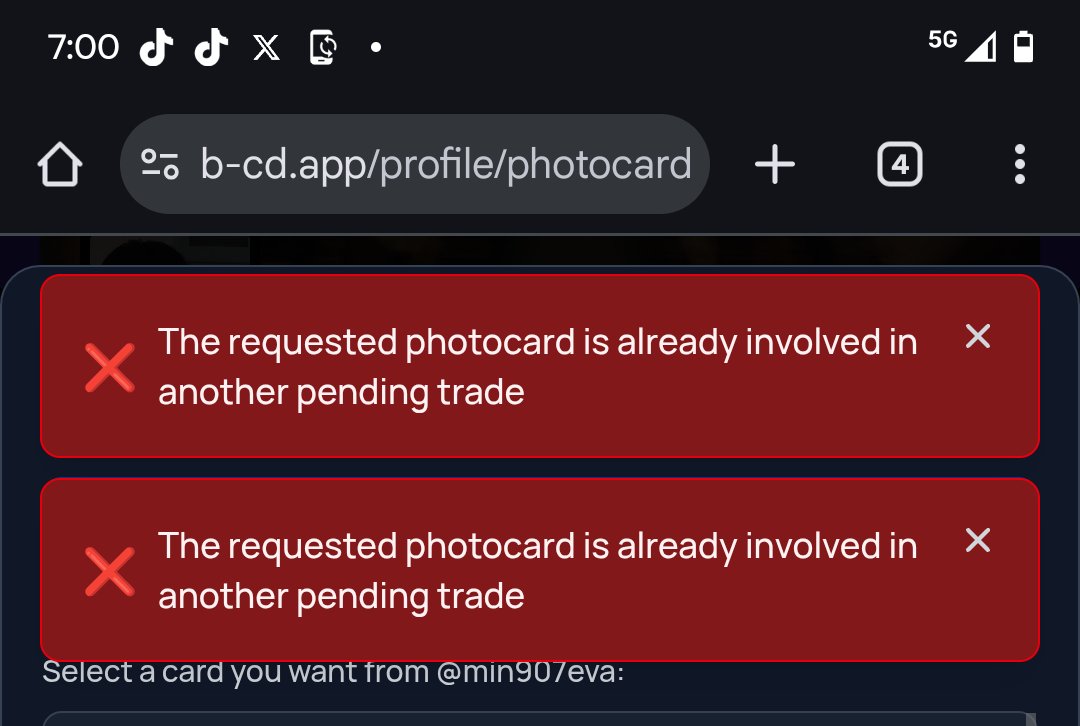 prodggks's tweet image. I tried to submit the request but I got this message. Can&apos;t you send me the request? 😔