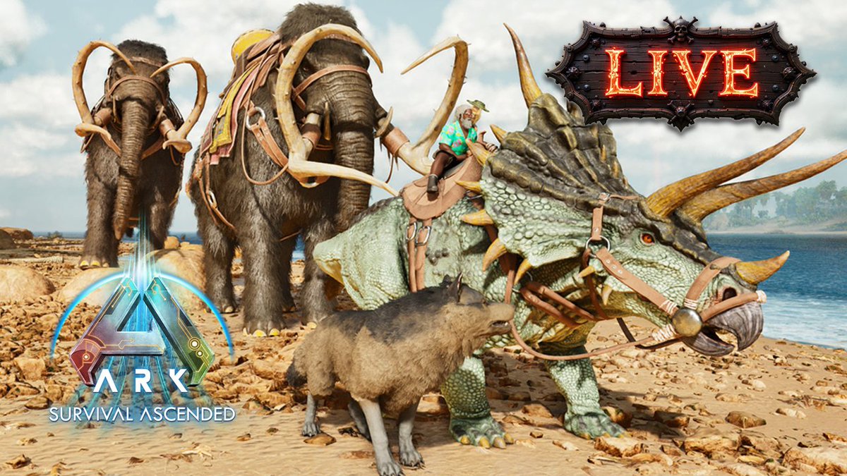 Surviving The Island With NO Fliers – The Great Trek Begins! ❌🦅🍺
Mammoths loaded, crew ready, chaos guaranteed! Our new base spot awaits!

Live now → youtube.com/live/kHQSzrk9h…

#ArkSurvivalAscended #playARK