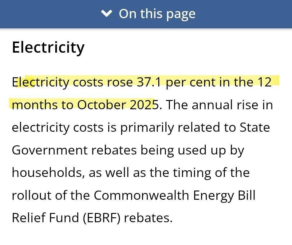 mattjcan's tweet image. New inflation figures just came out and living costs keep going up under Labor&apos;s net zero plans.

Electricity prices have jumped by an astounding 37% over the past 12 months!

Higher electricity prices makes the cost of everything more expensive.

Dump net zero now!