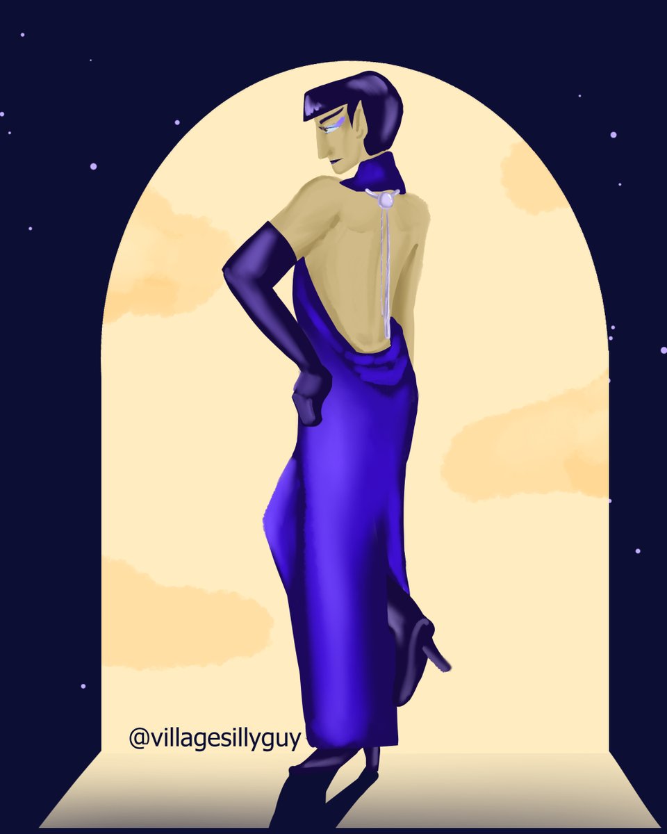 villagesillyguy's tweet image. very low effort spock in a dress

[ #art #startrektos #spock ]