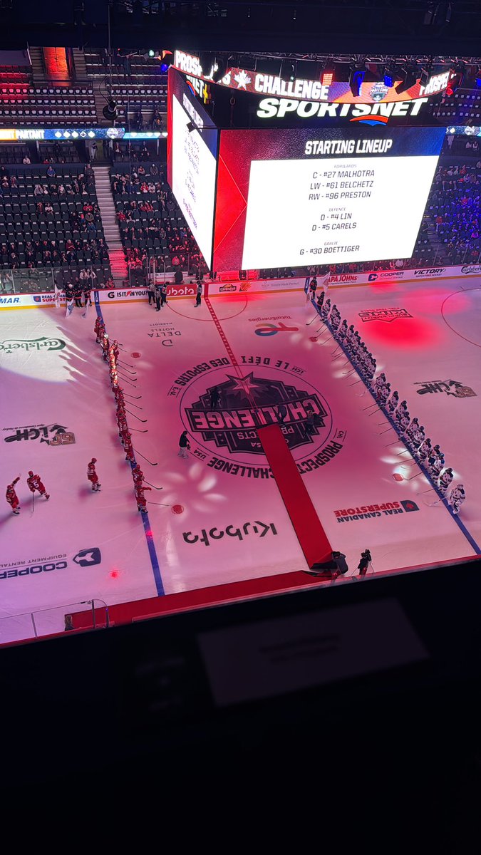 Live at the ‘Dome for the Prospects Challenge! Should be a fun and, hopefully, competitive one <a href="/eliteprospects/">Elite Prospects</a> 

#2026NHLDraft