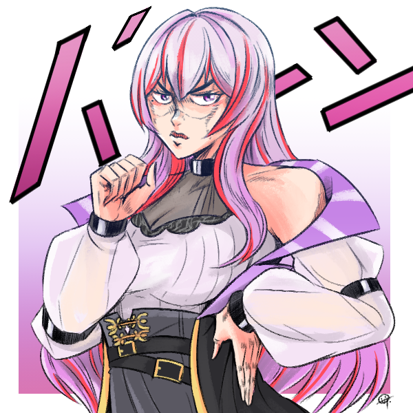 Happy birthday and leveling up, <a href="/its_zuri_/">Zuri | Villainess Vtuber | COMMS OPEN</a> ! Thank you for inviting this beret-wearing crackling skeleton to your balloon show. Hope you have a great bday week and months ahead! #itszuriart