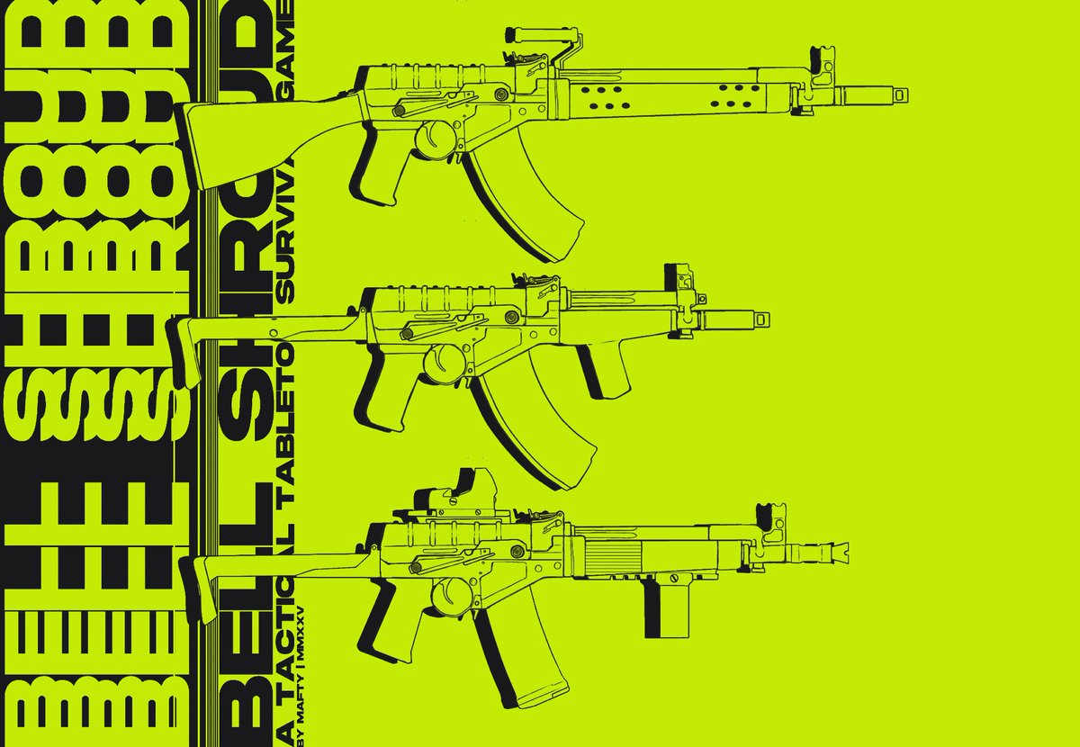 did you know im writing a Tactical Tabletop Roleplaying Game? BELL SHROUD is in active development, and you can follow it on the bsky page!