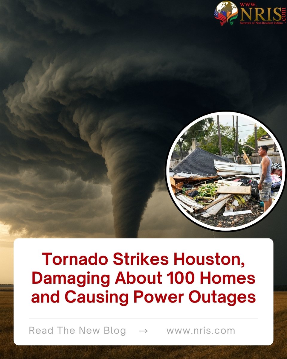 VinithNris's tweet image. 🌪 A strong tornado hit Houston, damaging nearly 100 homes and leaving thousands without power.
Emergency crews are working to restore services. No major injuries reported.
Full update ➜ nris.com

#HoustonTornado #TexasNews #StormUpdate #NRIS