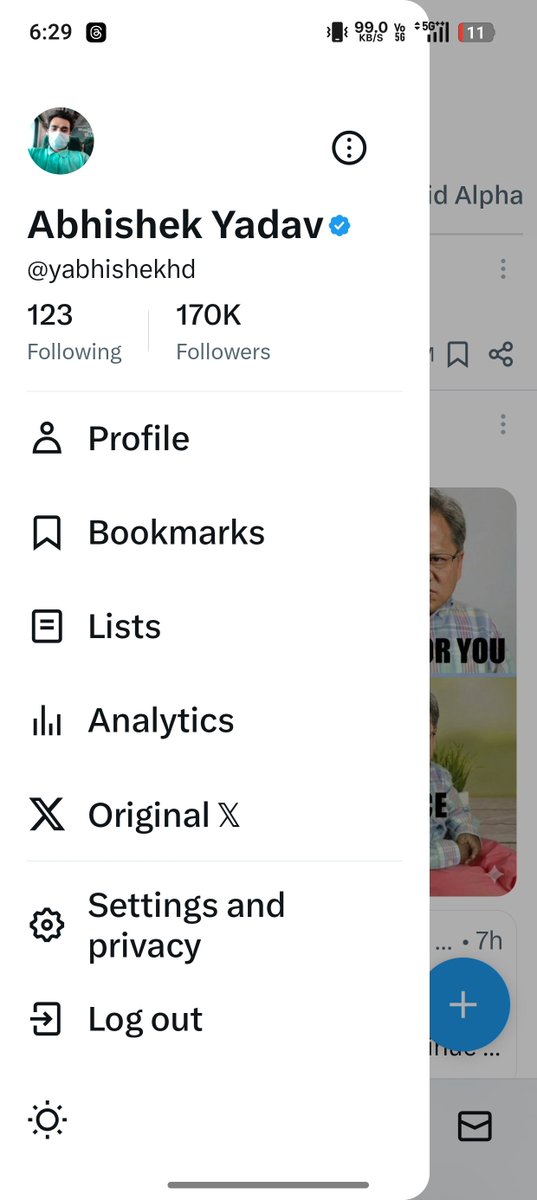 yabhishekhd's tweet image. 𝕏 is now rolling out the new X (Twitter) Android app interface in the old version 11.42.0-release.0. To try the new UI, follow these steps:

Click on your Profile Picture → click on NEW X ANDROID → a new page will pop up → click on Try it now

After that, you’re all set to…