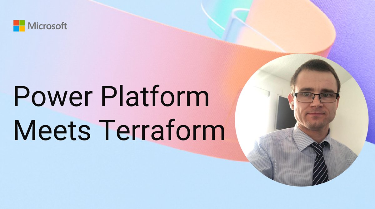 Microsoft365Dev's tweet image. 💡 Power Platform Meets Terraform

Terraform your Power Platform: spin up environments, enforce DLP, and automate with Azure DevOps—explained by Brian Archer.

📺 Watch the demo → msft.it/6014tXxGE

#PowerPlatform #Connectors #PowerAutomate