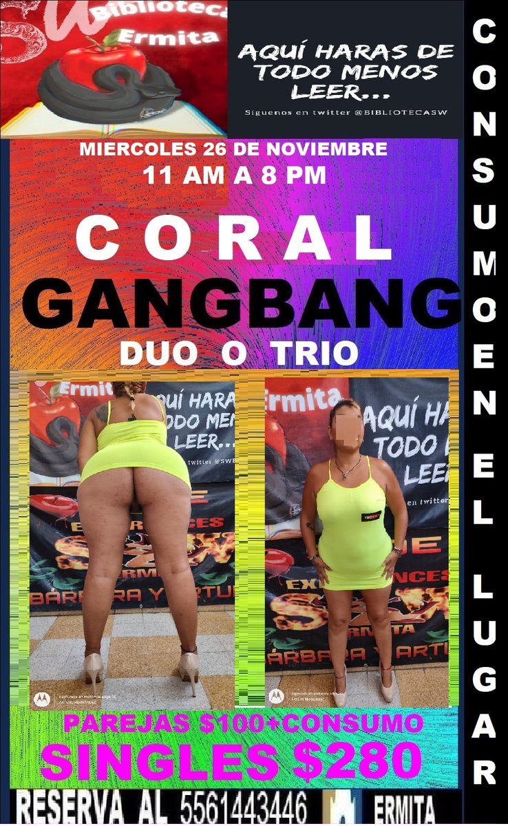 Reserva al <a href="/BIBLIOTECASW/">BIBLIOTECA SWINGER ERMITA</a> <a href="/SWBIBLIOTECA/">SW BIBLIOTECA ERMITA</a> <a href="/swexperiences1/">SWEXPERIENCES1</a> <a href="/Bibliotecasw1/">bibliotecasw Ermita BARBARA Y ARTURO</a> 5561443446