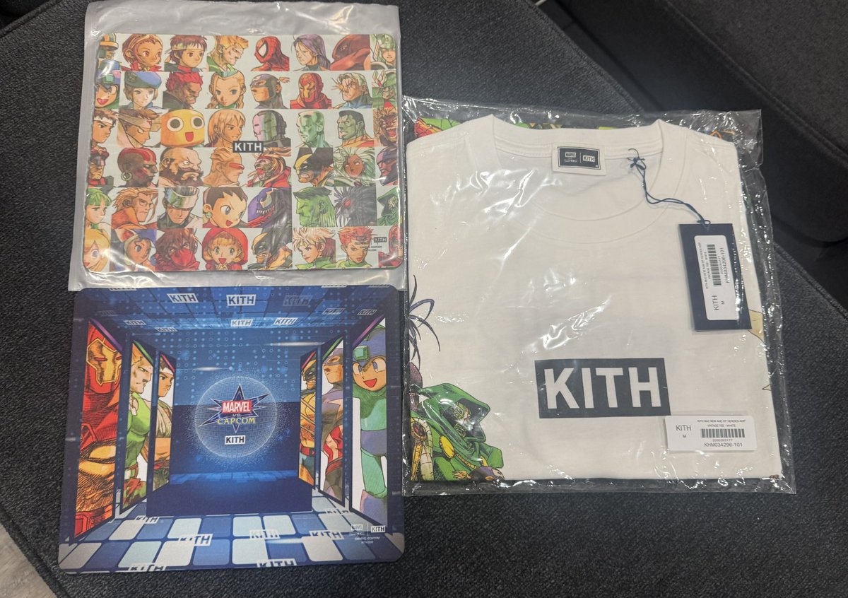 ceejayyalt's tweet image. My KITH x Marvel vs Capcom collab has been delivered‼️

#KITH
#MvC