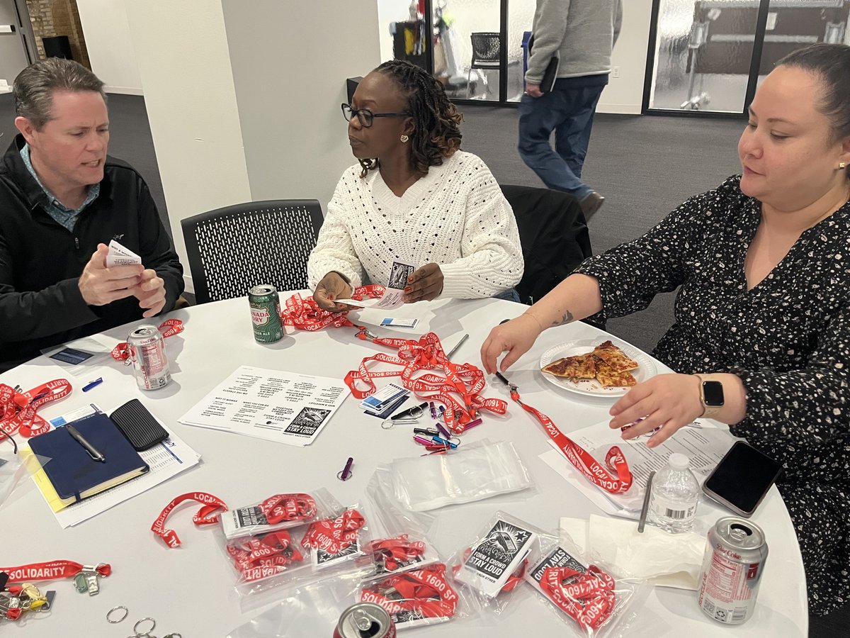 CCCTU leaders made whistle kits following our Nov. 21 House of Representatives meeting. We're fighting to keep our students and communities safe.