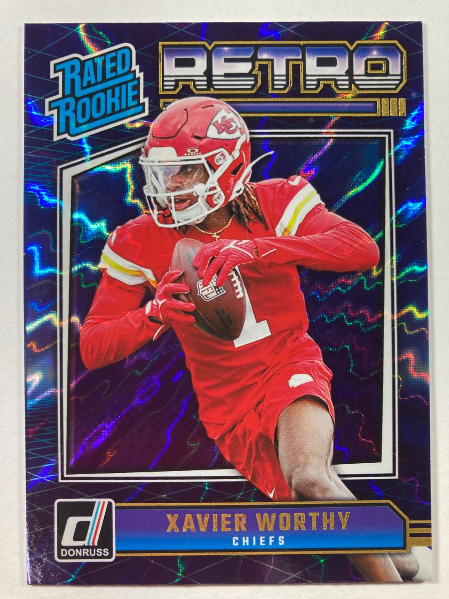 1218Sports's tweet image. 🎁Appreciation Day Giveaway🎁

Winner Announced Monday

🔥Xavier Worthy Purple Shock Retro Rated Rookie Card

To enter
1. Follow
2. Retweet
3. Like