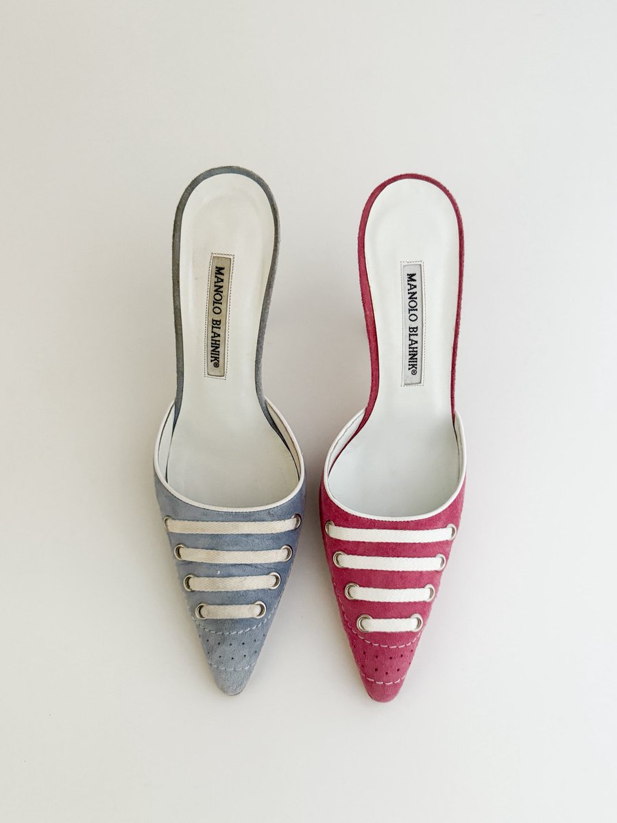 Mismatch designer heels 💫