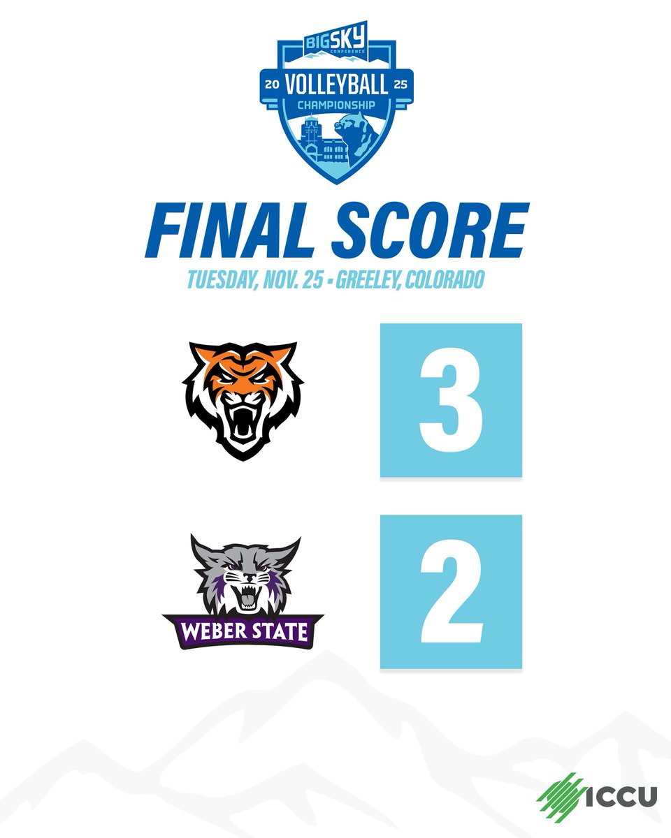 Cardiac Bengals‼️

For the 1st time ever, we’ll have an 8 seed play for the #BigSkyVB 🏆