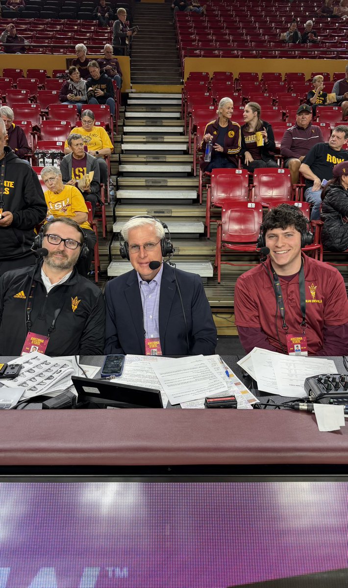 Tune in to KDUS AM 1060 as <a href="/TimHealeyASU/">Tim Healey</a> &amp; <a href="/JeremyHawkes/">Jeremy Hawkes</a> are on the call for the <a href="/SunDevilWBB/">Sun Devil WBB</a> game!
