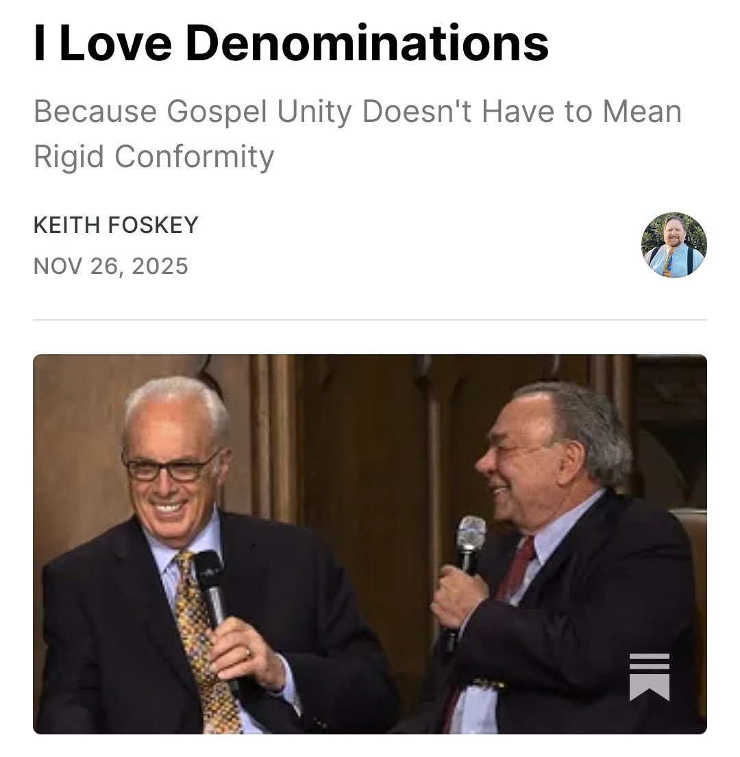 New substack just posted, link below