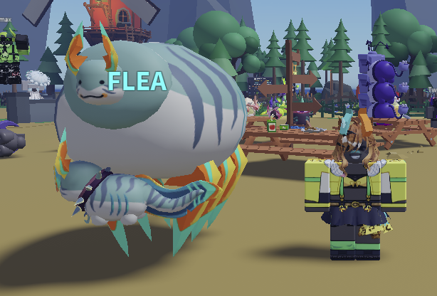 the flea is released