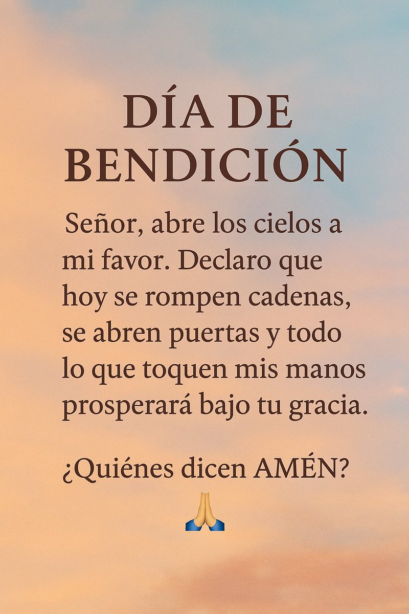 Amén PADRE AMADO 🙏♥️