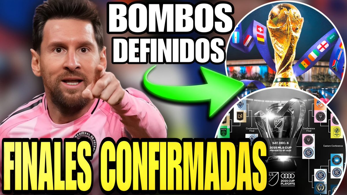 Crackbol10's tweet image. 🚨 MESSI YA CONOCE a los FINALISTAS de CONFERENCIA 💥 CONFIRMAN BOMBOS del MUNDIAL 2026 y LLAVES 🤩

video: youtu.be/sCRxRx_XWhQ