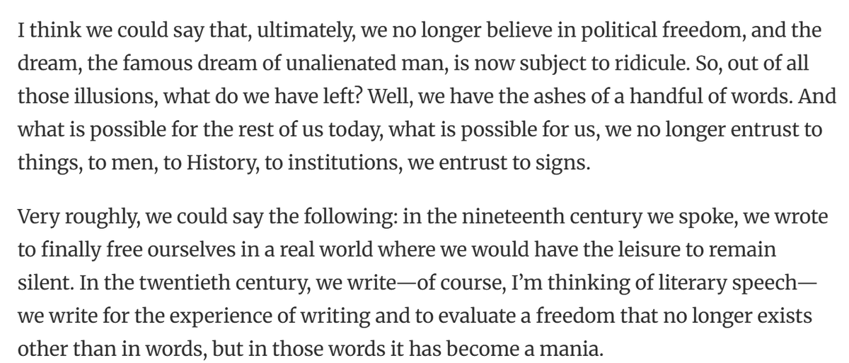 twitatreyee's tweet photo. Michel Foucault. Madness, Language, Desire: On Literature (2015, Ch. 2). https://t.co/LuGHu7OSES