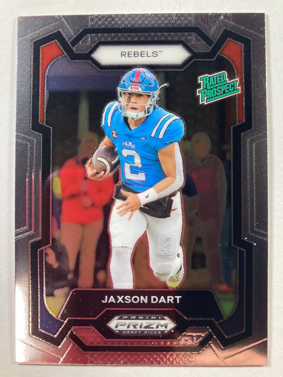 🎁Appreciation Day Giveaway🎁

Winner Announced Thursday

🔥Jaxson Dart Panini Prizm Rated Prospect Rookie Card

To enter
1. Follow
2. Retweet
3. Like