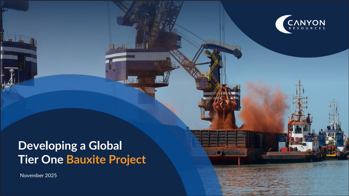 $CAY was pleased to welcome shareholders to the Company’s AGM yesterday where MD, Peter Secker, provided a detailed update on the Minim Martap #Bauxite Project.

See the full AGM presentation here: api.investi.com.au/api/announceme…