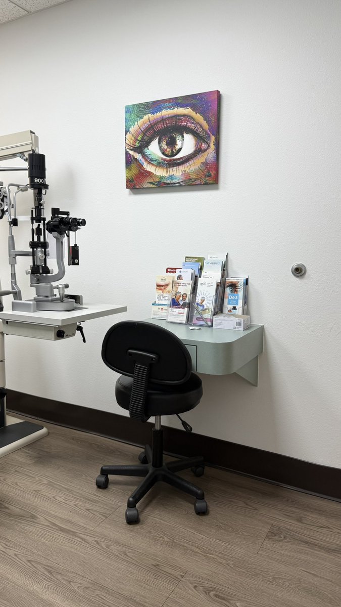 course8cheduler's tweet image. #AlphabetChallenge #WeekVforVowels

Eye Art at the Ophthalmologist’s Office