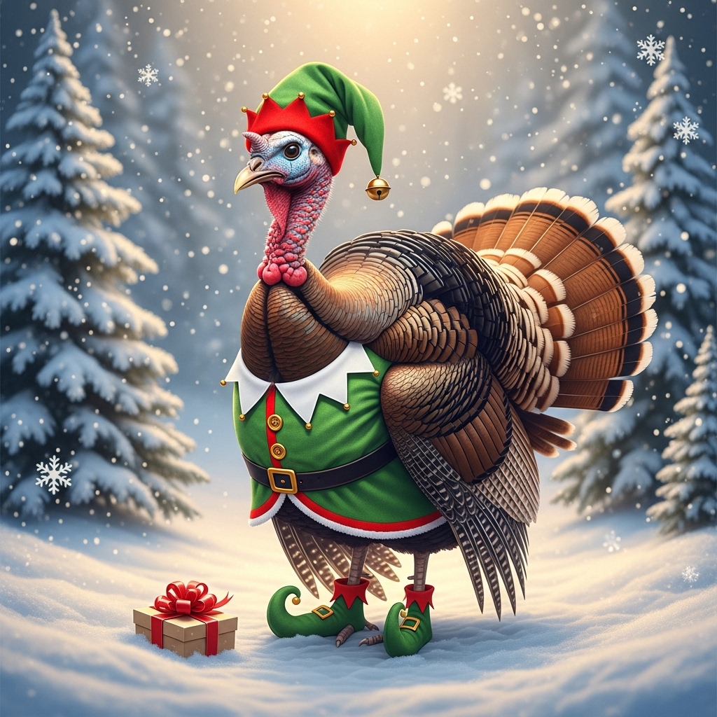 "Elf Turkey"

#SizzleTurkeys 🦃